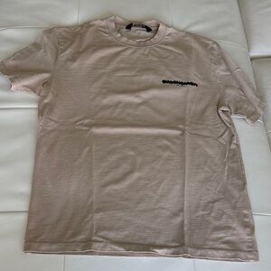 Balenciaga Light Beige Short Sleeve Tee